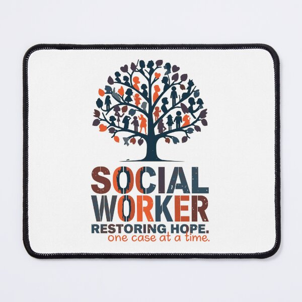 Item preview, SOCIAL WORKER RESTORING HOPE designed and sold by HaarlemPinupParadise.