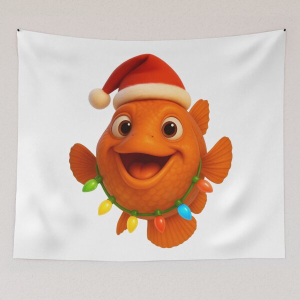 Item preview, Christmas Orange Roughy Fish designed and sold by Sillytoe.