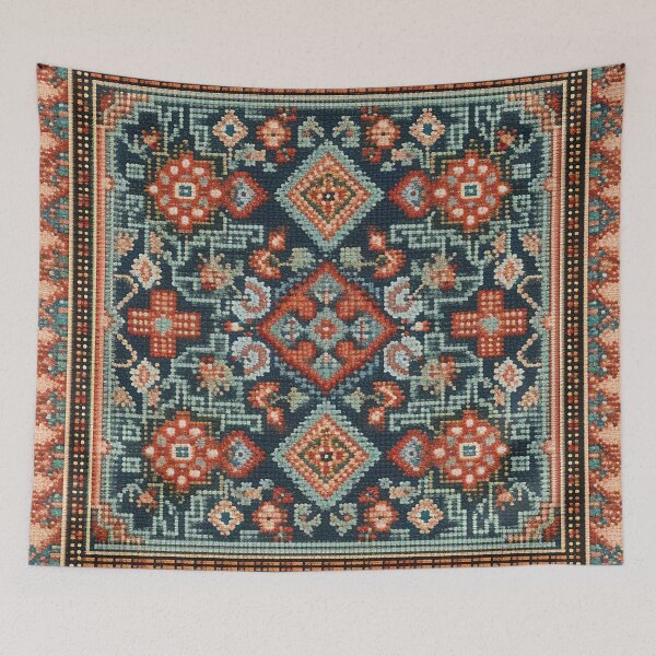 Item preview, Palestinian Embroidery Pattern Tatreez designed and sold by BrainCurves.