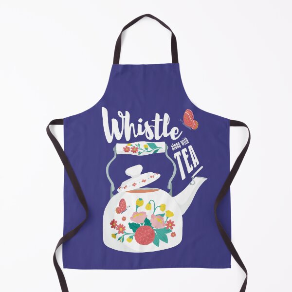 Item preview, Whistle Along with Tea Art Print - Scandinavian Tea Kettle - Folk Art Tea designed and sold by rachellucette.