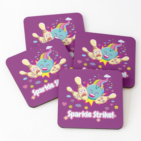 Item preview, Sparkle Strike! Bowling in Unicorn Land designed and sold by DesignLacco.