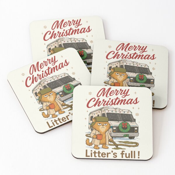 Item preview, Merry Christmas Litter’s Full - Funny Cat Christmas Griswold Holiday designed and sold by NicowrmSArt.
