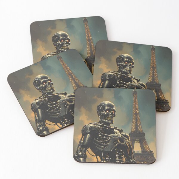 Item preview, Terminator in Post Apocalyptic Paris designed and sold by MGC Art.