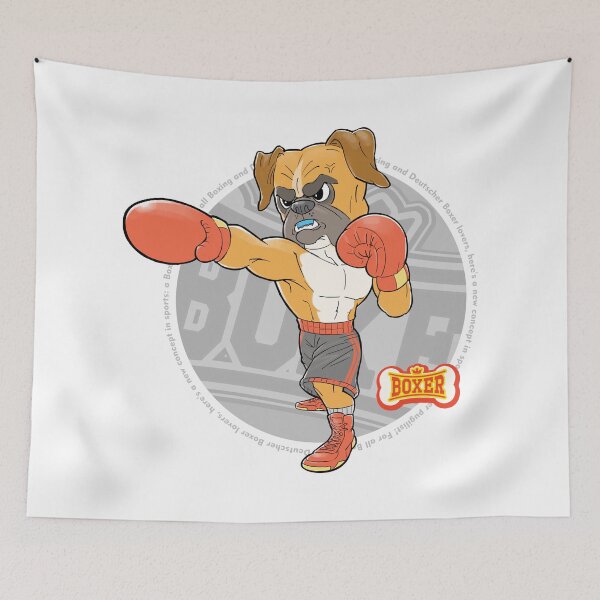 Item preview, Deutscher Boxer Dog Pugilist designed and sold by DesignLacco.