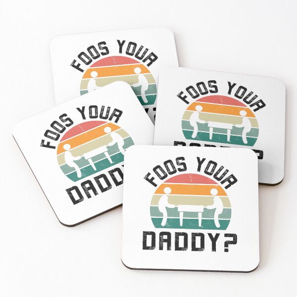 Item preview, Foos Your Daddy Funny Foosball Game player retro designed and sold by snowry.