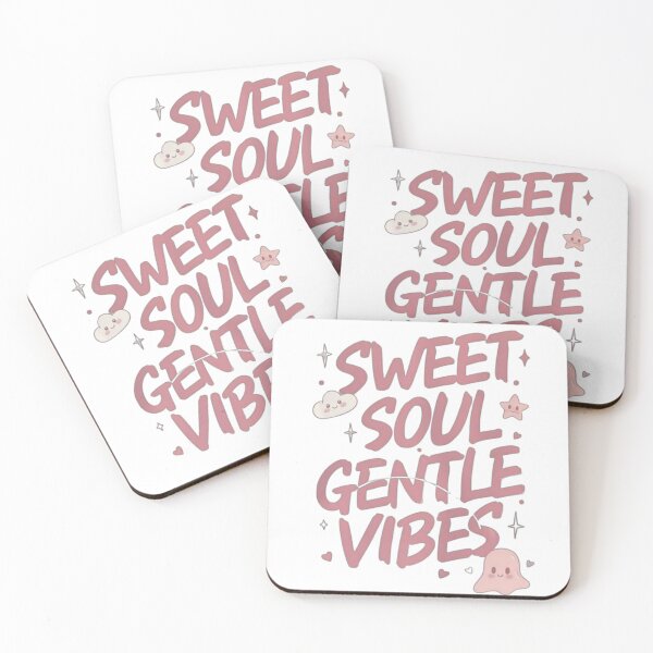 Item preview, Sweet Soul Gentle Vibes Soft Aesthetic Typography designed and sold by Evan-Tees.