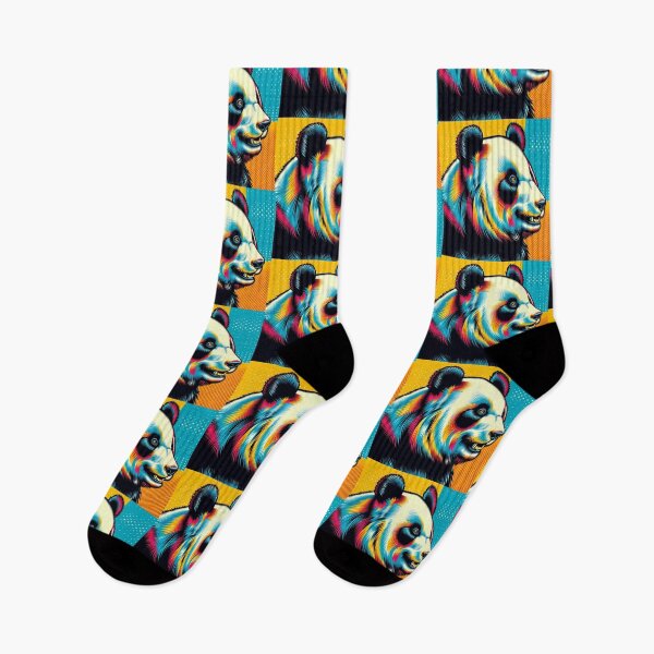 Item preview, colorful panda designed and sold by Dogandesighn.