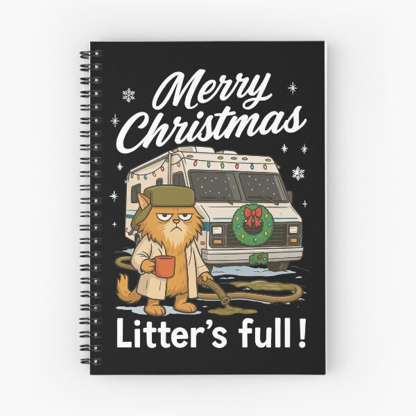 Item preview, Merry Christmas Litter’s Full - Funny Cat Christmas Griswold Holiday 2 designed and sold by NicowrmSArt.