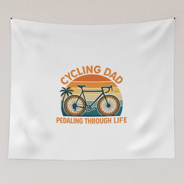 Item preview, Cycling Dad — Pedaling Through Life designed and sold by artcultreone.