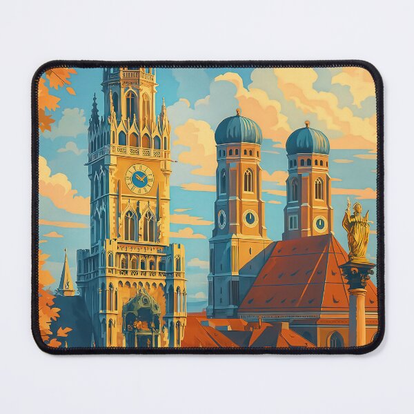 Item preview, Greetings from MUNICH - GERMANY - Retro Autumn Dreams designed and sold by Earth Celebration Designs.