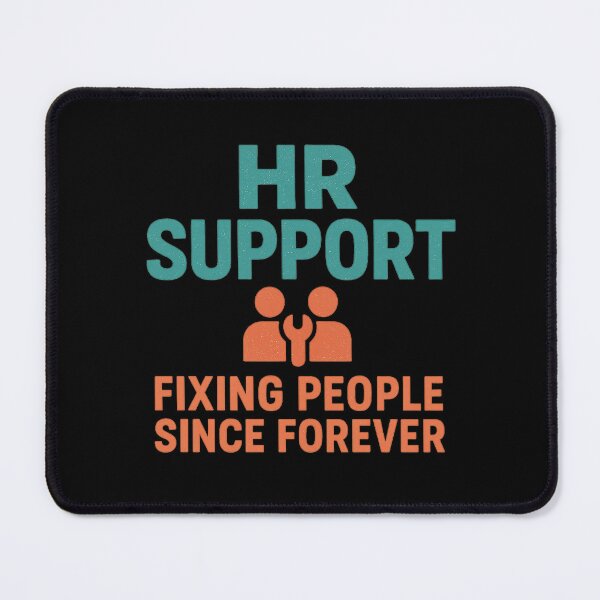 Item preview, HR Support - Fixing People Since Forever | Retro Office Humor designed and sold by Work Life Tees.