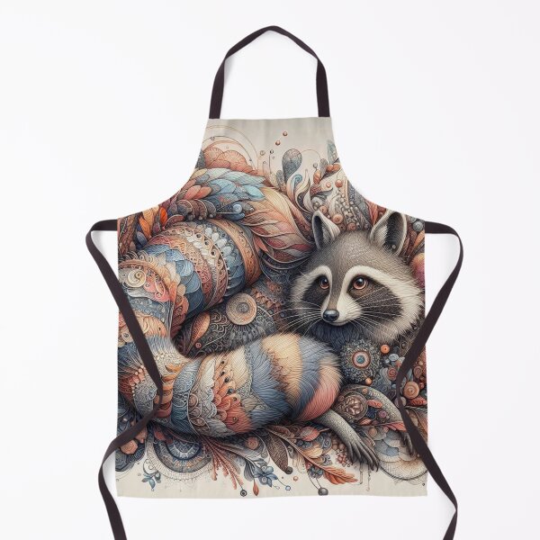Item preview, Bohemian Raccoon Ornate Design Fusion designed and sold by purplesensation.