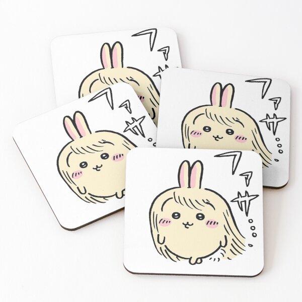 Item preview, Chiikawa Usagi Hair Cheerful Cute Rabbit Sticker ちいかわ designed and sold by resillus.