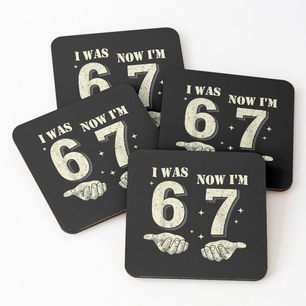 Item preview, I was 6 Now I'm 7 Year Old Birthday 67 Funny for Kids Boys designed and sold by Animal-Replicas.
