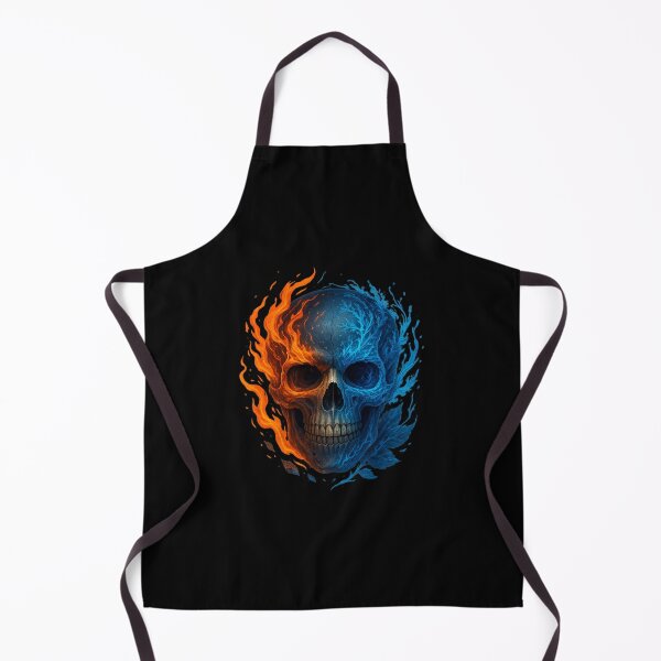 Item preview, Fire and Ice Skull designed and sold by LaNadaYFundante.