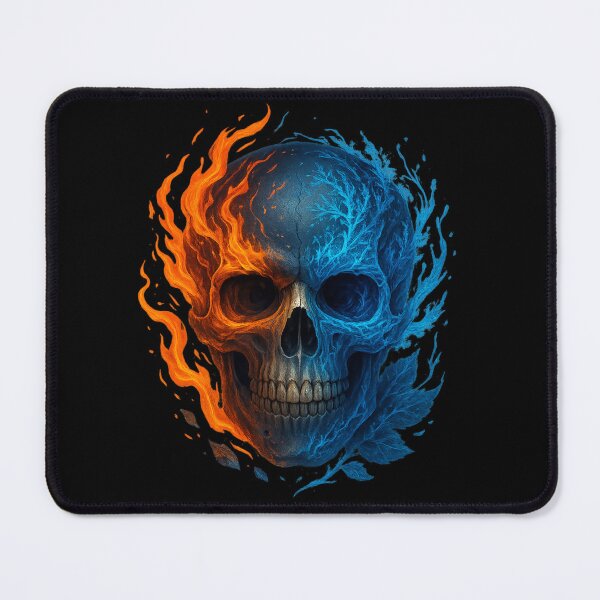 Item preview, Fire and Ice Skull designed and sold by LaNadaYFundante.