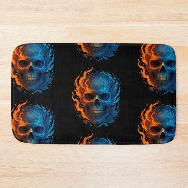 Item preview, Fire and Ice Skull designed and sold by LaNadaYFundante.
