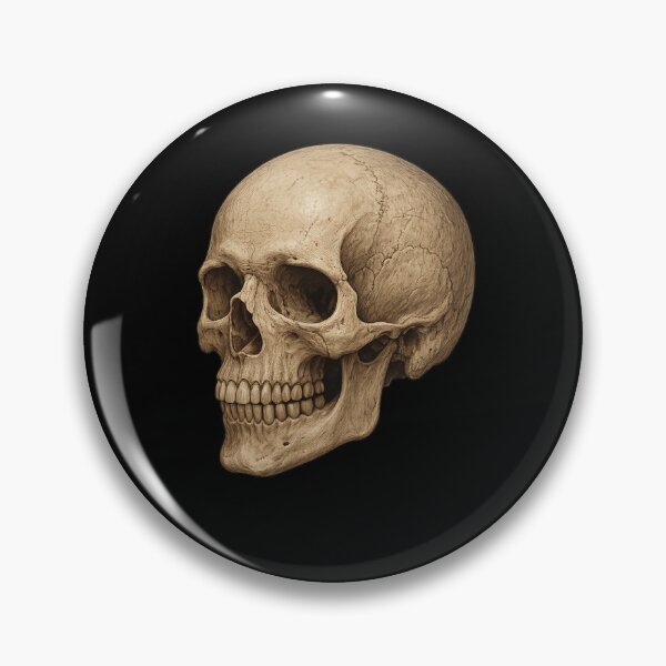 Item preview, Anatomical Skull Side View designed and sold by LaNadaYFundante.