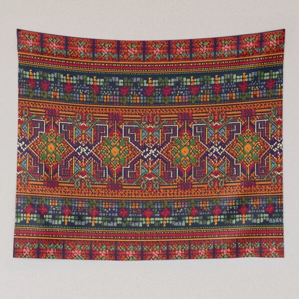 Item preview, Traditional Palestinian Jordainian Tatreez | Tatreez Art designed and sold by BrainCurves.