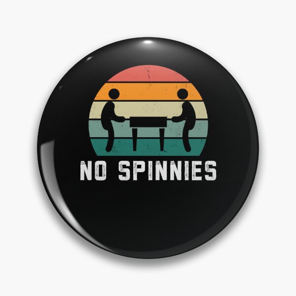 Item preview, No Spinnies Funny Foosball Game player humor retro designed and sold by snowry.