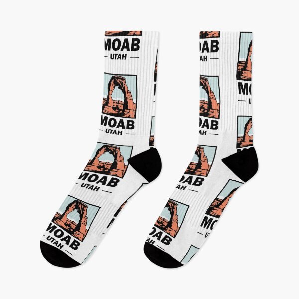 Item preview, Moab Utah Desert Arch Illustration – Iconic Southwest Red Rock Art Inspired by Arches National Park & Utah Canyon Landscapes designed and sold by BrainBubbleArt.