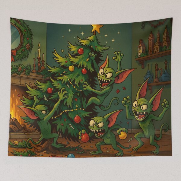 Artikelvorschau, Gremlins Weihnachtschaos '90 entworfen und verkauft von DuckyRebels.