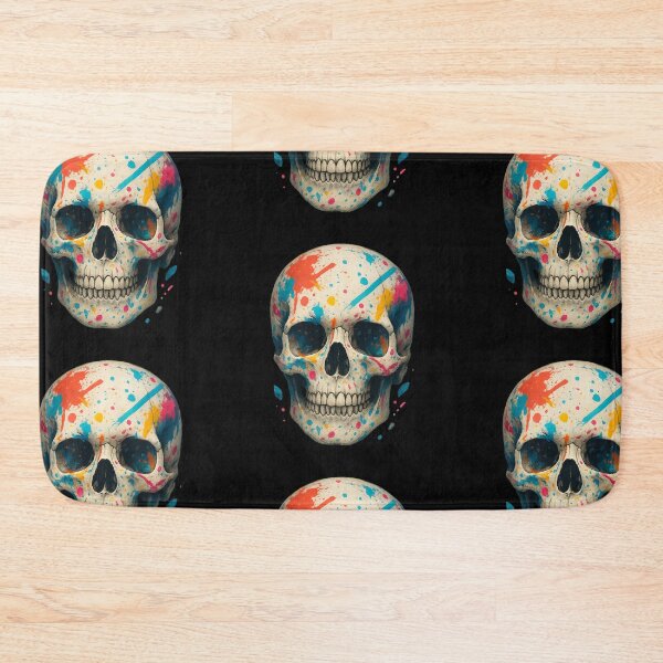 Item preview, Paint-Splattered Skull designed and sold by LaNadaYFundante.