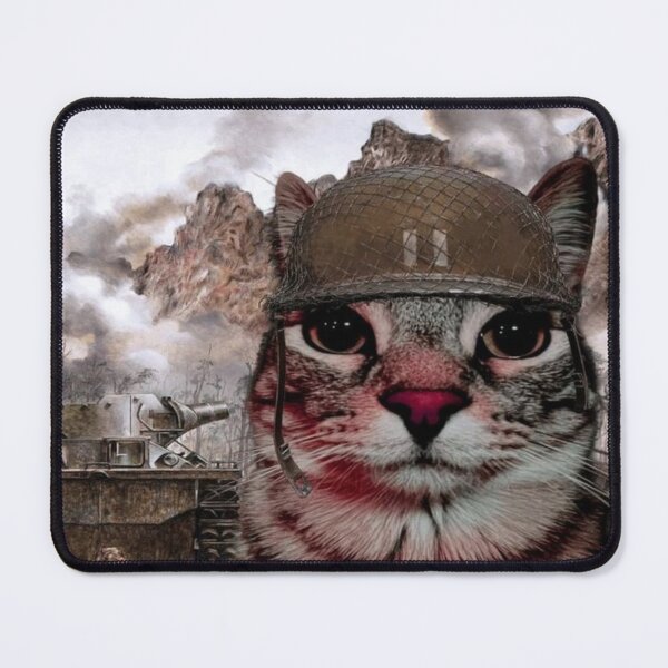 Item preview, Thousand yard stare cat designed and sold by SillySyndrome.