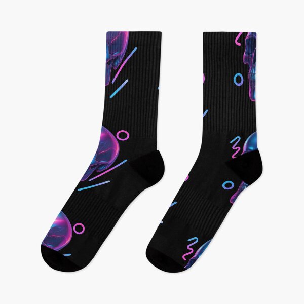 Item preview, Neon Synthwave Skull designed and sold by LaNadaYFundante.
