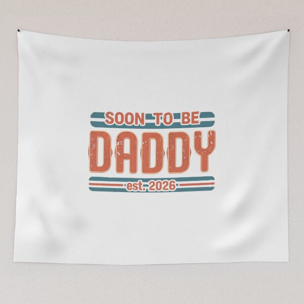 Item preview, Soon To Be Daddy Est. 2026 T‑Shirt | New Dad Gift | Expecting Father Baby Announcement Tee | Dad To Be 2026 Shirt   designed and sold by GAIDREDA.