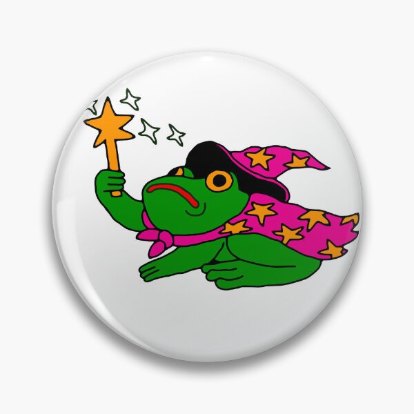 Item preview, Bog the Wizard Frog designed and sold by obinsun.