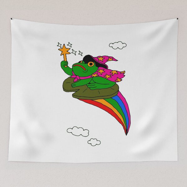Item preview, Bog the Wizard Frog designed and sold by obinsun.