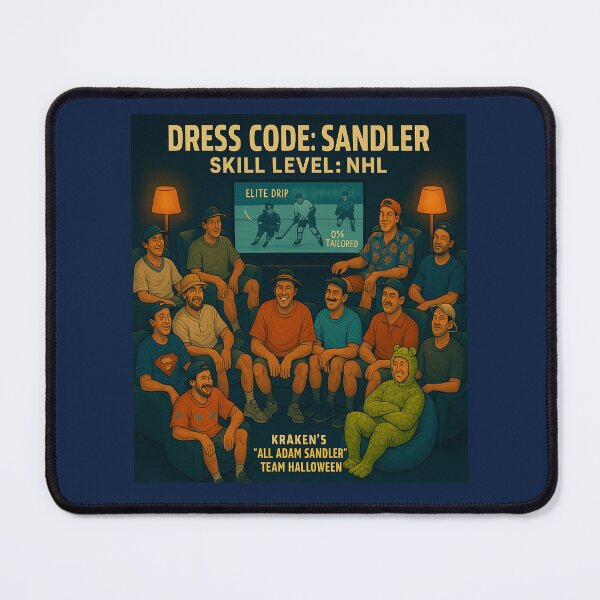 Item preview, Dress Code Sandler NHL – Kraken All Adam Sandler Halloween designed and sold by POD DYNASTY.