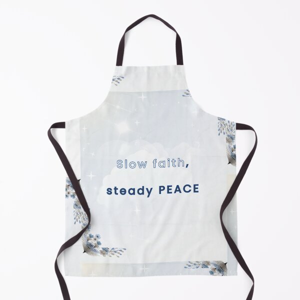 Item preview, Slow Faith, Steady Peace – Islamic Inspired Quote Design designed and sold by BlessedStudio31.