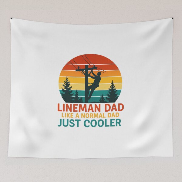 Item preview, Lineman Dad — Just a Normal Dad, Just Cooler designed and sold by artcultreone.