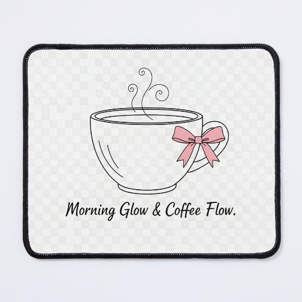Item preview, Morning Glow: Tazza da Caffè Line Art e Fiocco Chic designed and sold by MrBunny_ART.