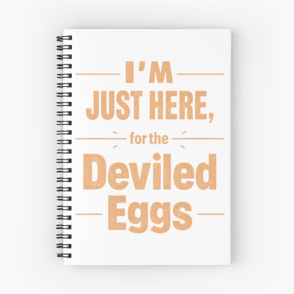 Item preview, "I'm Just Here for the Deviled Eggs" T‑Shirt | Funny Thanksgiving Food Shirt | Friendsgiving Potluck Tee | Holiday Dinner Humor  designed and sold by GAIDREDA.