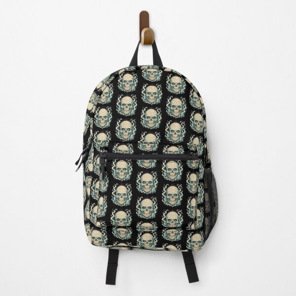 Item preview, Ornamental Skull under Starry Night designed and sold by LaNadaYFundante.