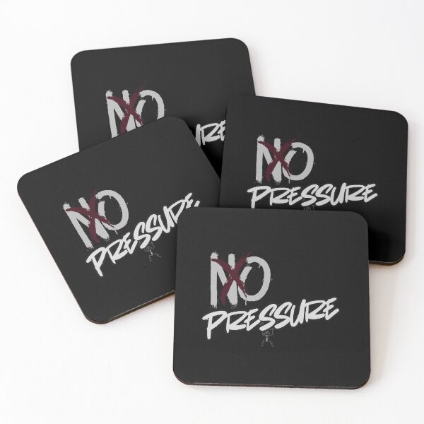 Item preview, No Pressure – Minimal Chill Quote Design designed and sold by CielaNoir.