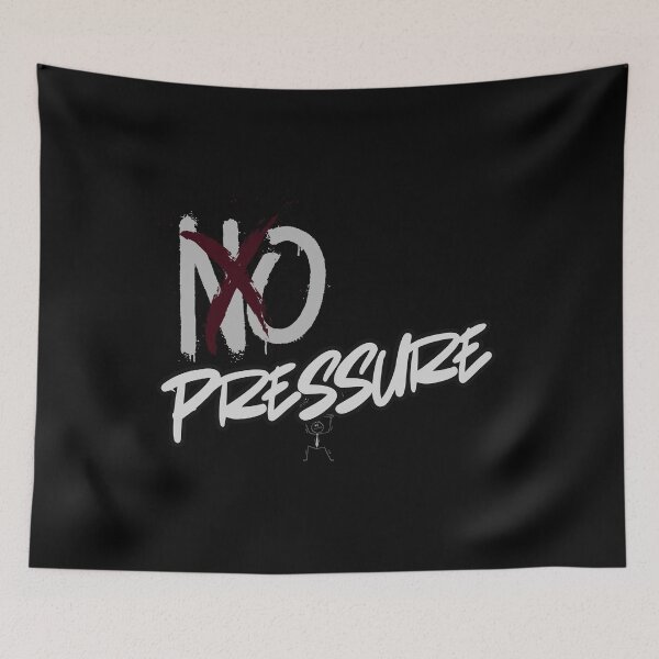 Item preview, No Pressure – Minimal Chill Quote Design designed and sold by CielaNoir.