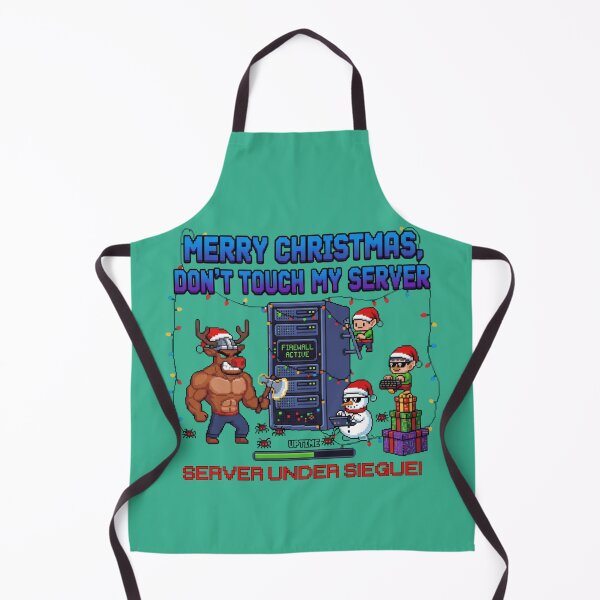 Item preview, Merry Christmas, Don't Touch My Server | IT Warning T-Shirt | Christmas Gift for Sysadmins and DevOps Engineers designed and sold by Artbesttopic.