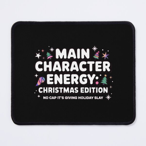 Item preview, Main Character energy, funny Gen Z and gen Alpha Christmas designed and sold by NoetherSym.