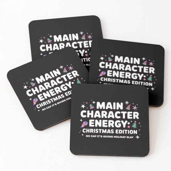 Item preview, Main Character energy, funny Gen Z and gen Alpha Christmas designed and sold by NoetherSym.
