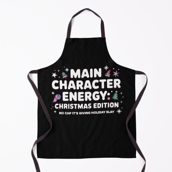Item preview, Main Character energy, funny Gen Z and gen Alpha Christmas designed and sold by NoetherSym.