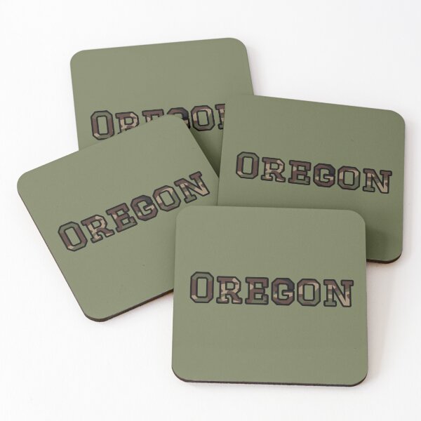 Item preview, Oregon Camo Typography – Rugged Outdoor Military Style Design designed and sold by Long Family Gifts.