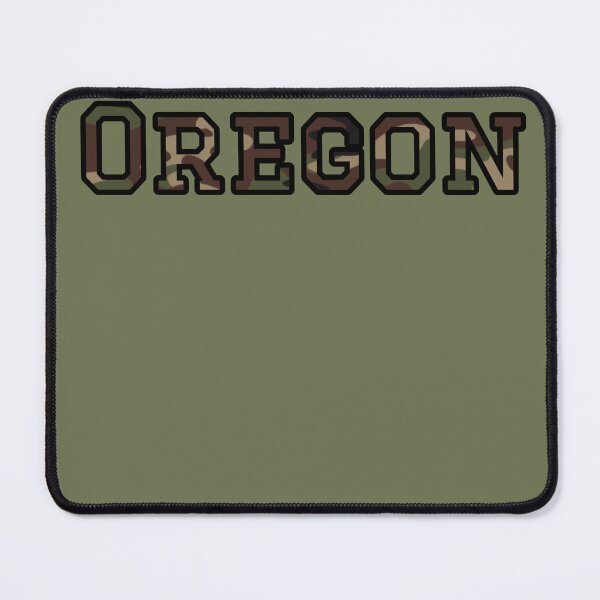 Item preview, Oregon Camo Typography – Rugged Outdoor Military Style Design designed and sold by Long Family Gifts.