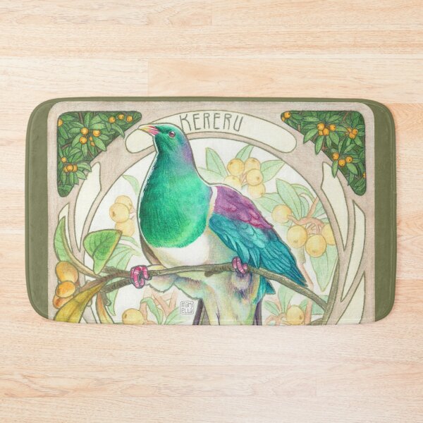 Item preview, Birb Nouveau - Kereru designed and sold by MaryellaArt.