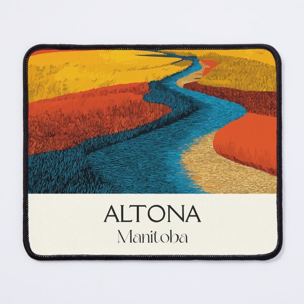 Item preview, Altona Manitoba Farm Landscape | Prairie Sunset Art designed and sold by TuncGK.