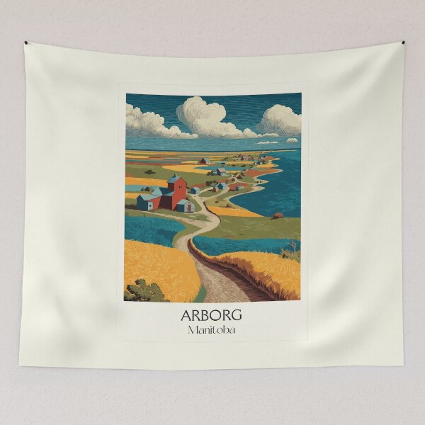Item preview, Arborg Manitoba Interlake Region | Icelandic Heritage Art designed and sold by TuncGK.