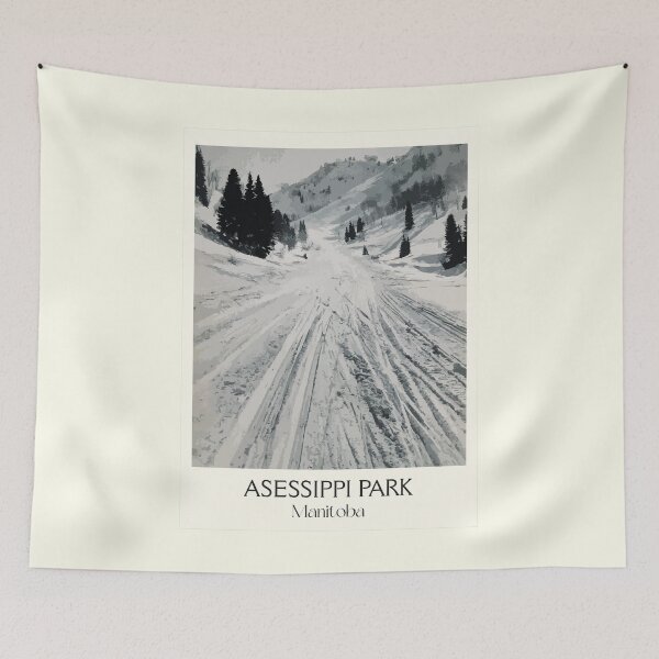 Item preview, Asessippi Provincial Park MB | Winter Skiing Scenery designed and sold by TuncGK.